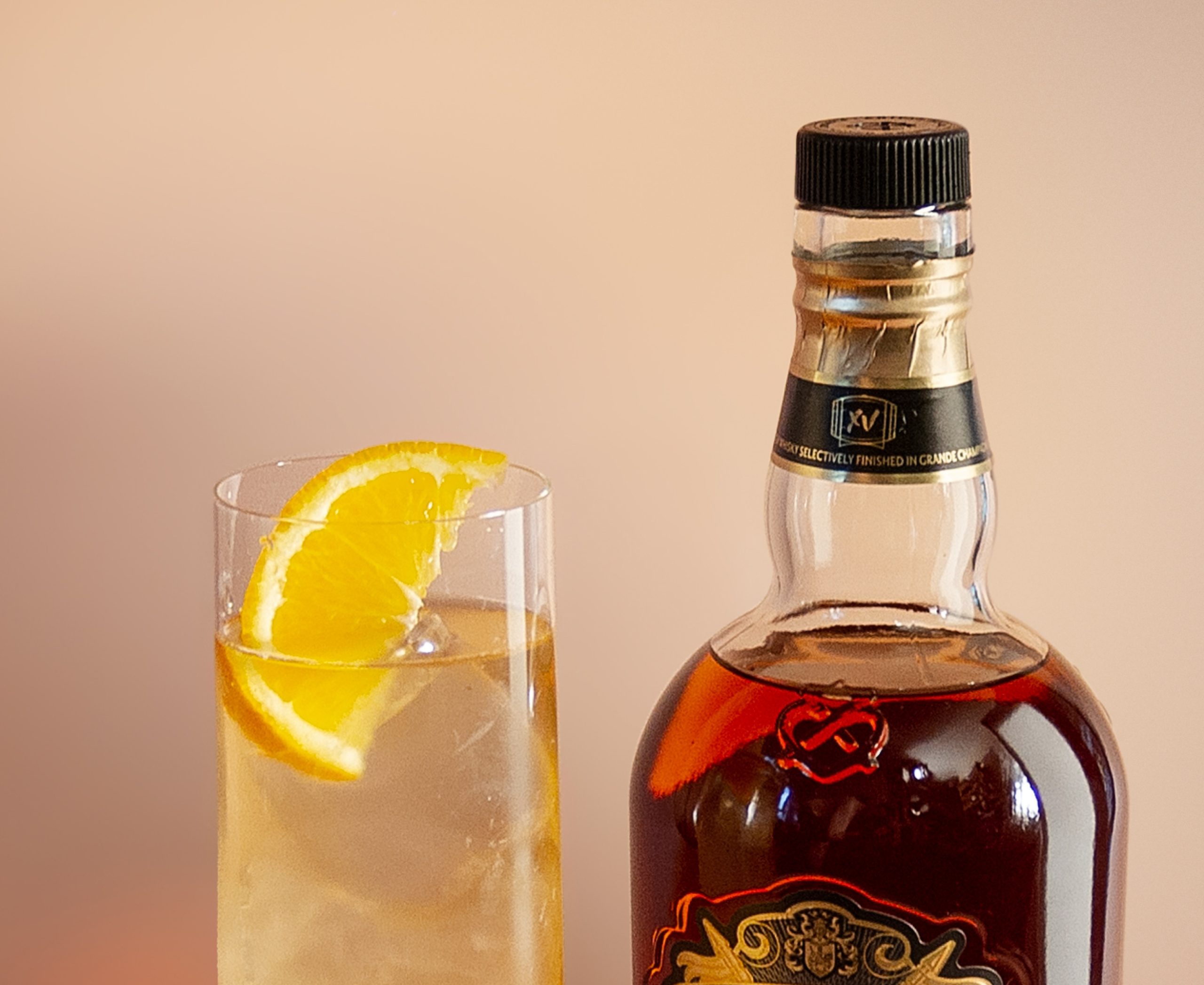 Spiced Apricot Highball Whisky Cocktail 1