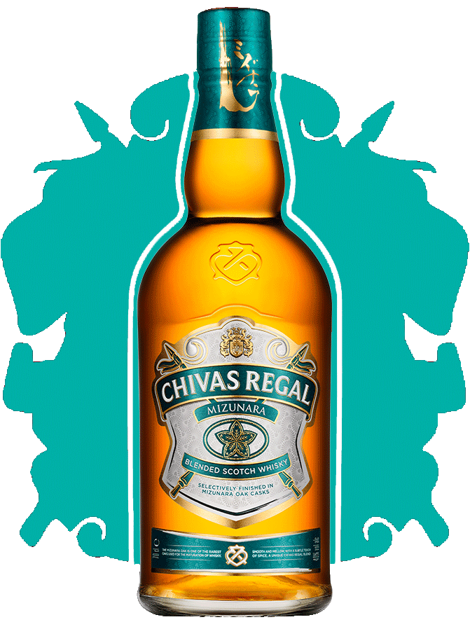 Chivas Regal Mizunara Crest Bottle