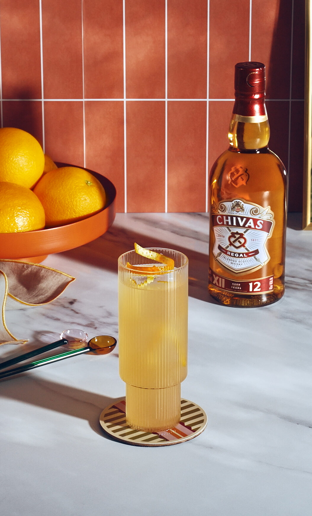 Chivas Orange Soda Highball Chivas Regal Low ABV cocktail